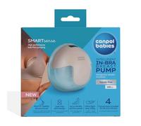 Canpol babies Tire-lait à coquille intelligent SmartSense léger et silencieux, technologie SkinFIT, 2 modes de tirage supplémentaires (1)