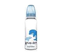 Canpol biberon étroit pour bébé 250 ml PP LOVE&SEA bleu