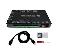 CANRIA K8 ARTNET + DMX CONSOLE LED CONTROLLER, convient pour SPI et DMX512 LED, hors ligne hors ligne, adressable programmable, carte SD 1G avec 96 modes de programme et logiciel hors ligne.