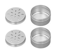 Cans de Travail de Parfum Chien, 10 Sets Outils Formation Boîtes en Aluminium avec Points Magnétiques, Un Couvercle Creux et Un Beau Motif pour Les Activités Travail du Nez Chien