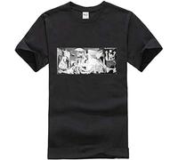 CANSIKA Guernica T Shirt by Pablo Picasso Men T-Shirt Softstyle T Shirts Black L