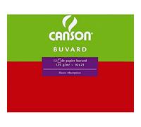 Canson 200091123 Feuille de papier buvard Format 50 x 65 cm 250 g Blanc Lot de 25