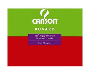 Canson 200091123 Feuille de papier buvard Format 50 x 65 cm 250 g Blanc Lot de 25