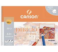 Canson 200400694 Basic Cahier 20 feuilles A3+ 150 g