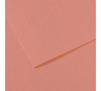 Canson 21976 Papier Dessin Feuille Mi-Teinte N.352 Grain Gélatiné Haute Teneur Coton 160g 50x65cm Rouge