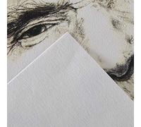 CANSON 22185 Papier dessin C grain crayon encre gouache feutres 125 g rouleau 1,50 x 10 m Blanc