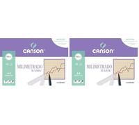Canson 406323 Papier millimétré 12 pages (Lot de 2)