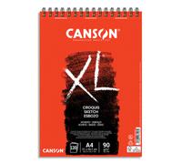 CANSON Album de 120 feuilles de papier dessin CROQUIS XL spirale 90g A4