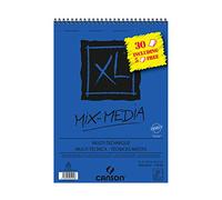 Canson - Album XL Mix Media Papier à Dessin A4 21 x 29,7cm 30 Feuilles Blanc 300g