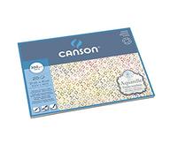 CANSON Aquarelle - Bloc 20 feuilles 31x41cm - Grain torchon - 300g/m² - Blanc naturel