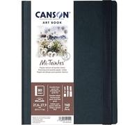CANSON Art Book Mi-Teintes - Carnet format portrait 80 pages 21.6x27.9cm papier dessin double face 160g/m²