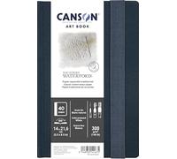CANSON Art Book Saunders Waterford - Carnet format portrait 40 pages 14x21,6cm papier aquarelle grain fin 300g/m²
