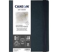 CANSON Art Book Saunders Waterford - Carnet format portrait 40 pages 21.6x27.9cm papier aquarelle grain fin 300g/m²