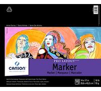 Canson Artist Series Pro 100511049 Lot de 50 marqueurs de mise en page Blanc 35,6 x 43,2 cm