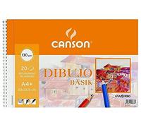 Canson Basic 200408063 Cahier 20 feuilles A4+ 130 g
