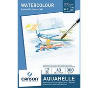 Canson Bloc 200005790 Papier aquarelle Blanc