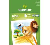 CANSON Bloc 30 Feuilles Dessin 5 Ans+ Blanc A4 90g