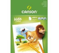 CANSON Bloc 30 Feuilles Dessin 5 Ans+ Blanc A4 90g Blanc G