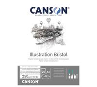 Canson Bloc Bristol, A4, 250 g/m2, Blanc