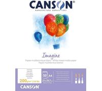 CANSON Bloc de croquis Imagine DIN A4 200 g/qm 50 feuilles