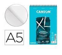 Canson-Infinity – Bloc de papier aquarelle XL A5 20 feuilles 300 g/m2 Grain fin