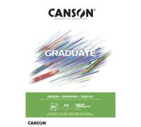 CANSON Bloc de dessin GRADUATE MIXED DESSIN, A3