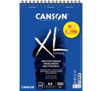 CANSON Bloc de dessin XL MIXED MEDIA Textured Promo, A3