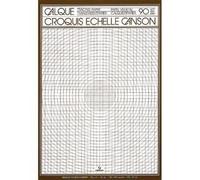 Canson-Infinity Bloc calque croquis échelle – 50 feuilles A3 – 90 g/m²