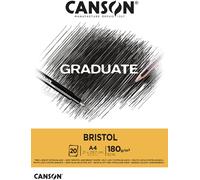 CANSON Bloc d'étude GRADUATE BRISTOL DIN A3