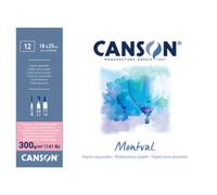 CANSON Bloc papier aquarelle 'Montval', A3, 300 g/m2