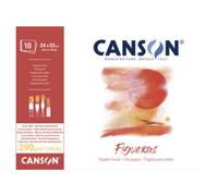 CANSON Bloc papier dessin 'Figueras', 410 x 330 mm, 290 g/m2