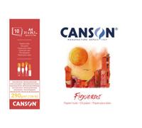 CANSON Bloc papier dessin 'Figueras', 420 x 594 mm, 290 g/m2