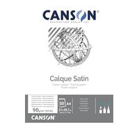 CANSON Calque Satin - Bloc 50 feuilles A4 - 90g/m²
