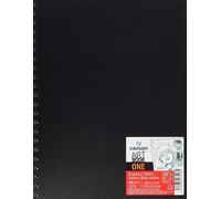 CANSON One - Carnet de croquis spiralé 160 pages - 21.6 x 27.9 cm - 100g/m²