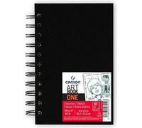 CANSON Carnet de croquis ARTBOOK ONE DIN A6 80 feuilles noir