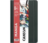 CANSON Carnet de croquis GRADUATE Manga 140 x 216 mm noir 40 feuilles