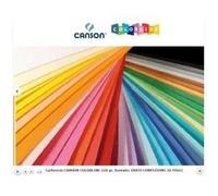 Canson Colorline - Carton - 500 X 700 Mm - 25 Feuilles - Rose Néon - 220 G/M²