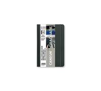 CANSON Graduate Book Mixed Media - Carnet cousu 64 pages - Double Face : Texturée Et Lisse - 14 x 21,6 cm - 220g/m² - Gris