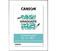 CANSON - GRADUATE - LETTERING MARKER - Bloc 20 Feuilles - A3-180g/m²