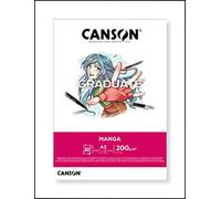 CANSON - GRADUATE - MANGA - Bloc 30 Feuilles - A3-200g/m²