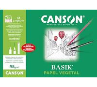 Canson Guarro Canson 200407621 Pack de 12 Feuilles papier végétal A4 90 g