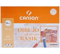 Canson-Infinity Papier Canson Basic 130 g A3 – Pack de 10 feuilles