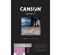 CANSON Infinity - Baryta Photographique II - Boîte 25 feuilles de papier photo baryté A3 satin - 310g/m² - Blanc pur