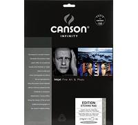 CANSON Infinity - Edition Etching Rag - Pochette 10 feuilles de papier photo édition d'art A4 - 310g/m² - Blanc pur
