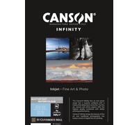CANSON Infinity - Somerset Enhanced Watercolour White - Boîte 25 feuilles A4 de papier d'impression texturé 240g/m² Blanc naturel