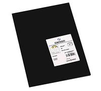 CANSON Iris Vivaldi - Paquet 50 feuilles de papier couleur A3 - 185g/m² - Noir