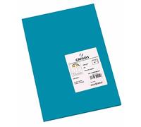 CANSON Iris Vivaldi - Paquet 50 feuilles de papier couleur A4 - 185g/m² - Bleu mers du Sud