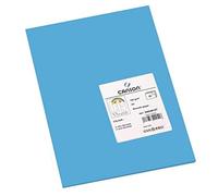 CANSON Iris Vivaldi - Paquet 50 feuilles de papier couleur A4 - 185g/m² - Bleu primaire