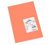 CANSON Iris Vivaldi - Paquet 50 feuilles de papier couleur A4 - 185g/m² - Corail