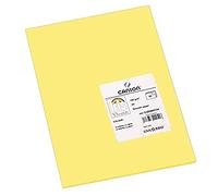 CANSON Iris Vivaldi - Paquet 50 feuilles de papier couleur A4 - 185g/m² - Jaune paille